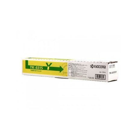 Toner Kyocera TK-8315Y Amarelo 1T02MVANL0 6000 Pág. KYOTK8315Y