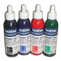 Tinta BROTHER Vermelho para Carimbos 20cc BROPR-INKR