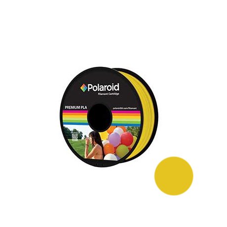 Filamento Polaroid Universal PLA 1.75mm 1Kg AmareloTransp. POLPL-8021-00