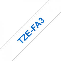 Fita Textil 12mmx3mts Branco/Azul BROTZFA3