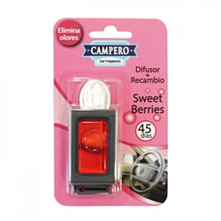 Ambientador Carro Sweet Berries Difusor+Recarga 8681086