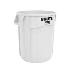 Contentor 38L Plástico Redondo Brute s/Tampa Branco RUBFG261000WHT