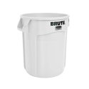 Contentor 38L Plástico Redondo Brute s/Tampa Branco RUBFG261000WHT