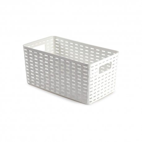 Caixa Arrumação Rattan Nº1 5L Branco 6623027