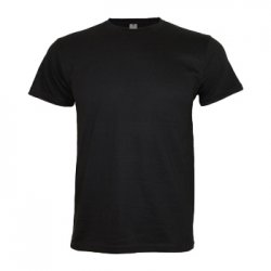 T-Shirt Adulto Algodão 190g Preto Tamanho S 6307373