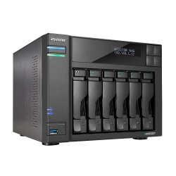 NAS ASUSTOR 6-Bay LOCKERSTOR 6 Gen 2, Celeron N5105 4C 2.0GHz/8GB/2.5GbE/USB, 3Y WTY AS6706T