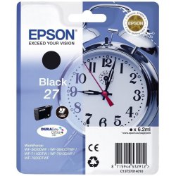 Tinteiro EPSON 27 Preto - WF36xx/7110/7210/76xx/77xx C13T27014012