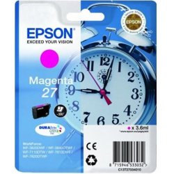 Tinteiro EPSON 27 Magenta - WF36xx/7110/7210/76xx/77xx C13T27034012