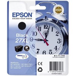 Tinteiro EPSON 27 Preto XL - WF36xx/7110/7210/76xx/77xx C13T27114012