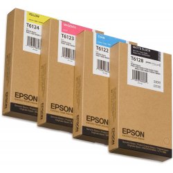 Tinteiro EPSON T6128 Preto Mate 220ml - Stylus Pro 7400/7450/9400/9450 C13T61280N