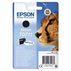 Tinteiro EPSON T0711 Preto - B40/110, BX3xx/600, D120, DX74xx/84xx/9400, SX2xx/4xx5/5xx/6xx C13T07114012