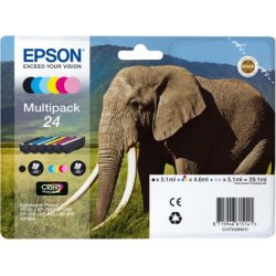 Tinteiro EPSON 24 Multipack 6 Cores - XP-750/760/860/850/950/960/970 C13T24284011