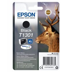 Tinteiro EPSON T1301 Preto XL - Stylus B42,BX320/5x5/625/630/9x5,SX5x5/620 & WF-3010/3520/3540/7x15 C13T13014012