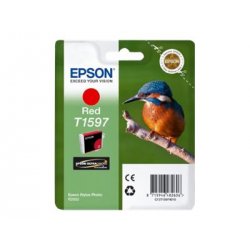 Tinteiro EPSON T1597 vermelho - Stylus Photo R2000 C13T15974010