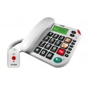 Telefone Fixo Maxcom KXT481 SOS Branco KXT481SOSWhite