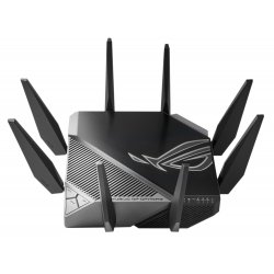 Router ASUS Gaming ROG Rapture GT AXE11000 Tri-band, WiFi 6E, 2.4/5/6Ghz, AiMesh 90IG06E0-MO1R00