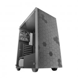 Caixa MARS GAMING MC-Q3, ATX PC , DOUBLE MAGNETIC ANTI-DUST TOP + FRONT MESH, BLACK MCQ3