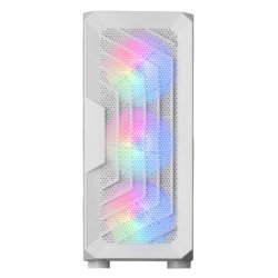 Caixa MARS GAMING MC-TOR ATX CASE, SIDE WINDOW, FRONTAL MESH, 3x 120MM FRGB FAN, WHITE MCTORW