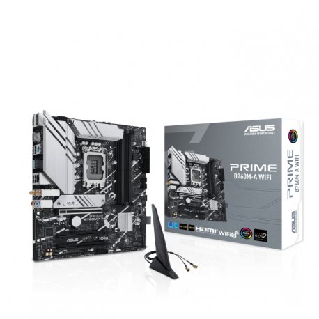 MB ASUS PRIME B760M-A WIFI SK LGA1700 4DDR5 HDMI/DP mATX 90MB1EL0-M1EAY0