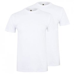 T-Shirt Criança Algodão 155g Branco Tamanho 1/2 Pack 2un 6307425