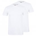 T-Shirt Criança Algodão 155g Branco Tamanho 12/14 Pack 2un 6307426