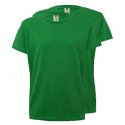 T-Shirt Criança Algodão 155g Verde Kelly Tamanho 3/4 Pack2 6307441