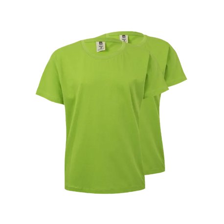 T-Shirt Criança Algodão 155g Lima Tamanho 3/4 Pack 2un 6307624