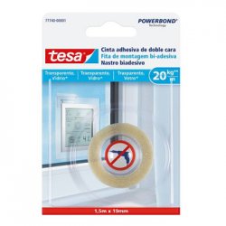 Fita Montagem Bi-adesiva 19mmx1,5m Powerbond 20kg Tesa 15677740