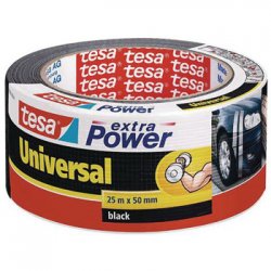 Fita Adesiva Tecido 50mmx50m Multiusos Preto 15656389-05