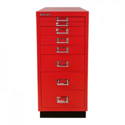 Movel Metal 673x279x429 com 8 Gavetas Vermelho ATL6702342