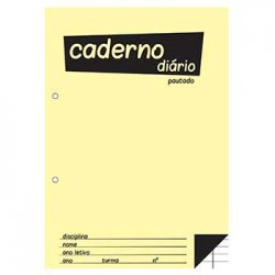 Caderno Diário B5 25x17,6cm Pautado 60g 40Fls 1un 1082041