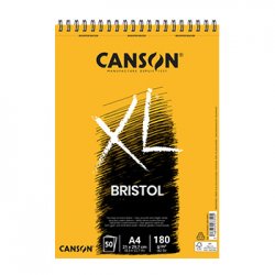 Bloco Espiralado Canson XL Bristol A4 180g 50Fls 10878A021