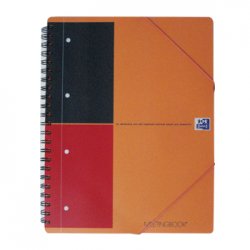 Caderno Espiral A4 Pautado Oxford Meeting Book Laranja 1un 108Z30226