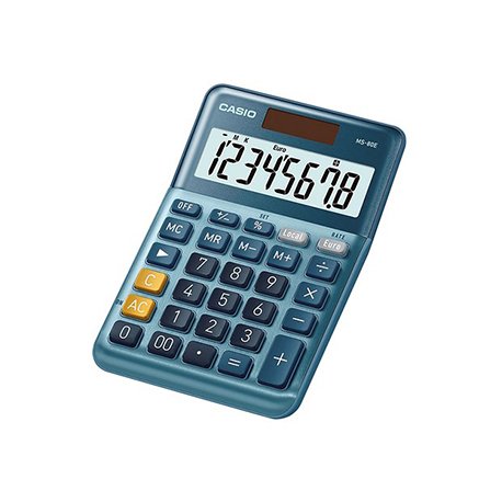 Calculadora Secretária Casio MS80E 8 Dígitos CAS-MS80E