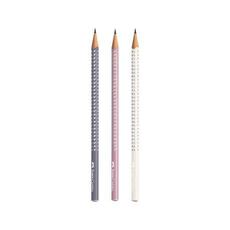 Lápis Grafite 1B Faber-Castell Sparkle Blister 3un 1361022