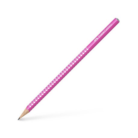 Lápis Grafite 1B Faber-Castell Sparkle Pearl Rosa 160118212