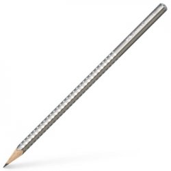 Lápis Grafite 1B Faber-Castell Sparkle Pearl Prateado 160118213