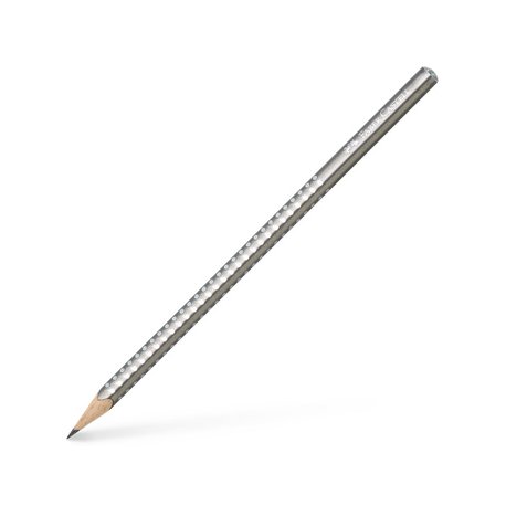 Lápis Grafite 1B Faber-Castell Sparkle Pearl Prateado 160118213