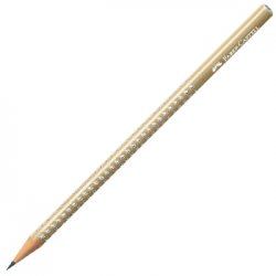 Lápis Grafite 1B Faber-Castell Sparkle Pearl Dourado 160118214