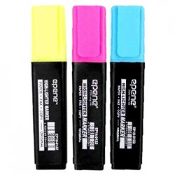 Marcador Fluorescente 3 Cores Grosso EP10-0122 Epene 3un 1331029