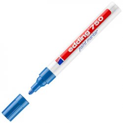 Marcador Grosso Edding 750 2-4mm Azul 1un 1301063