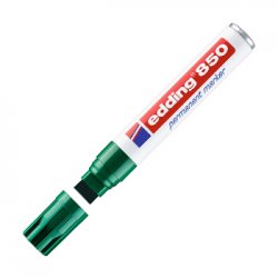 Marcador Permanente Grosso Edding 850 5-15mm Verde 1un 1301219