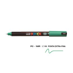 Marcador Uniball Posca PC-1MR 0,7mm Verde (6) 1un 1293133/UN