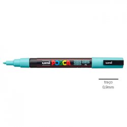 Marcador Uniball Posca PC-3M 0,9mm Verde Aqua (P6) 1un 1293337/UN