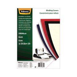 Capa Encadernação A4 250g Cromolux 1 Face Preto 100un 1721016