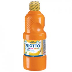 Guache Líquido 500ml Giotto Escolar Laranja 160535305