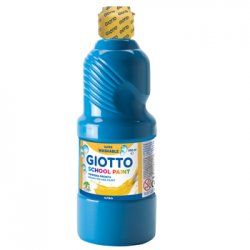 Guache Líquido 500ml Giotto Escolar Azul Ciano 160535315