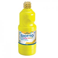 Guache Líquido 1L Giotto Escolar Amarelo 160535502