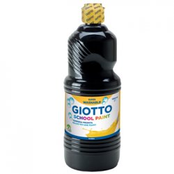 Guache Líquido 1L Giotto Escolar Preto 160535524