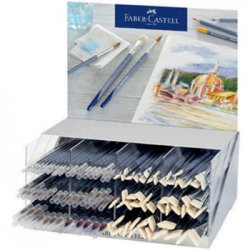 Pincel Guache Aguarela Faber-Castell Expositor 110un 1601120